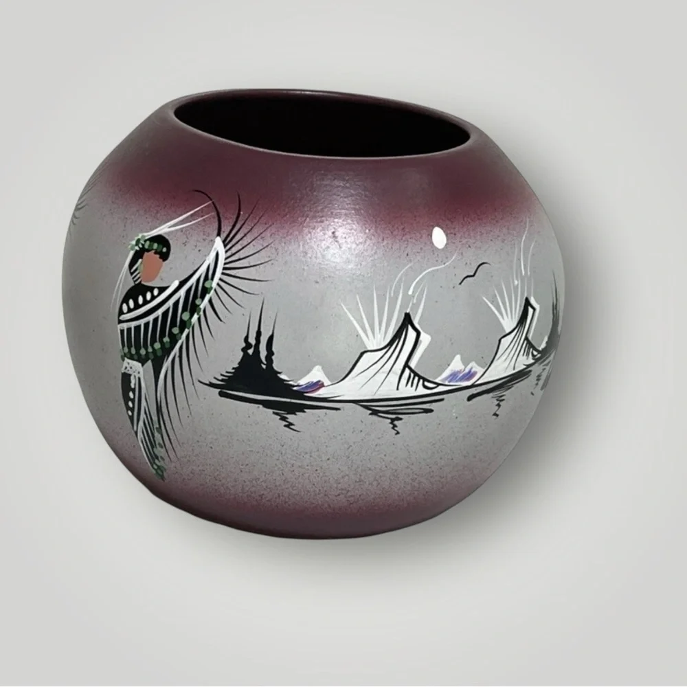 Handmade Ceramic Navajo Pottery Cedar Mesa‎ Signed